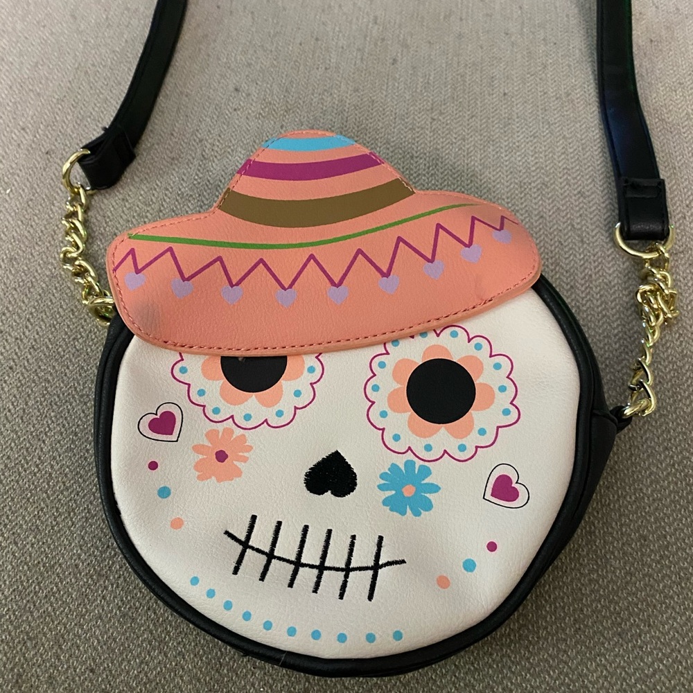 Betsey Johnson Sugar Skull mini purse